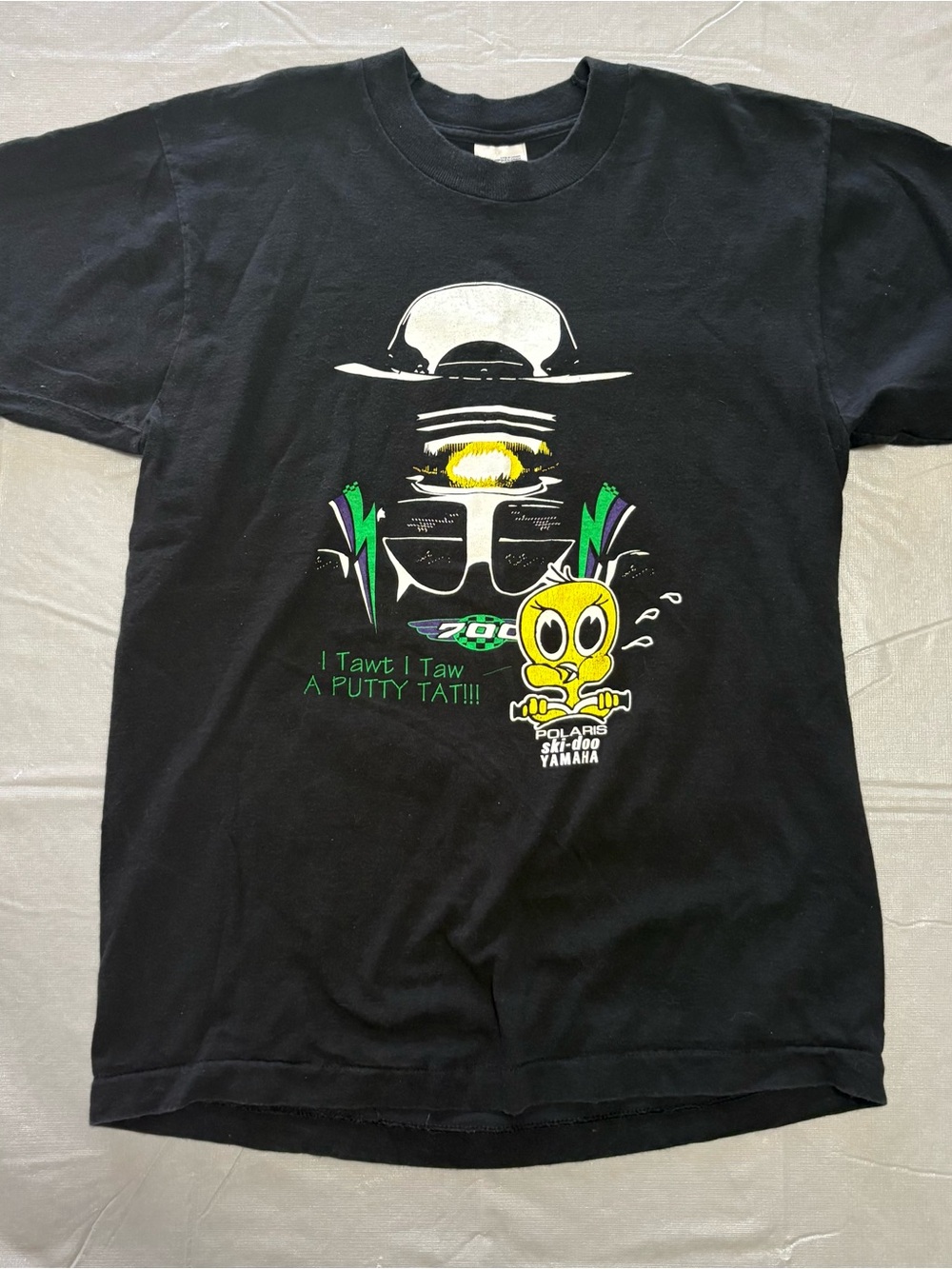 Vintage Arctic Cat Tweety Bird Parody Tee